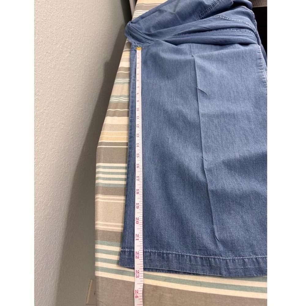 Copper Key Overalls Womens Xl Denim Blue Sleeveless Square Neck Wide Leg - Picture 5 of 9